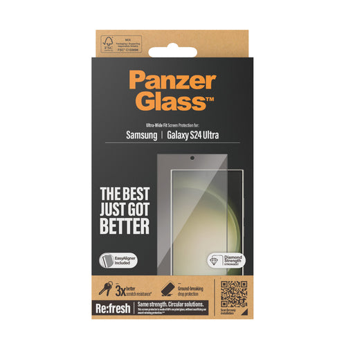 PG Screen Protector Galaxy S24 Ultra Ultra-Wide Fit wA