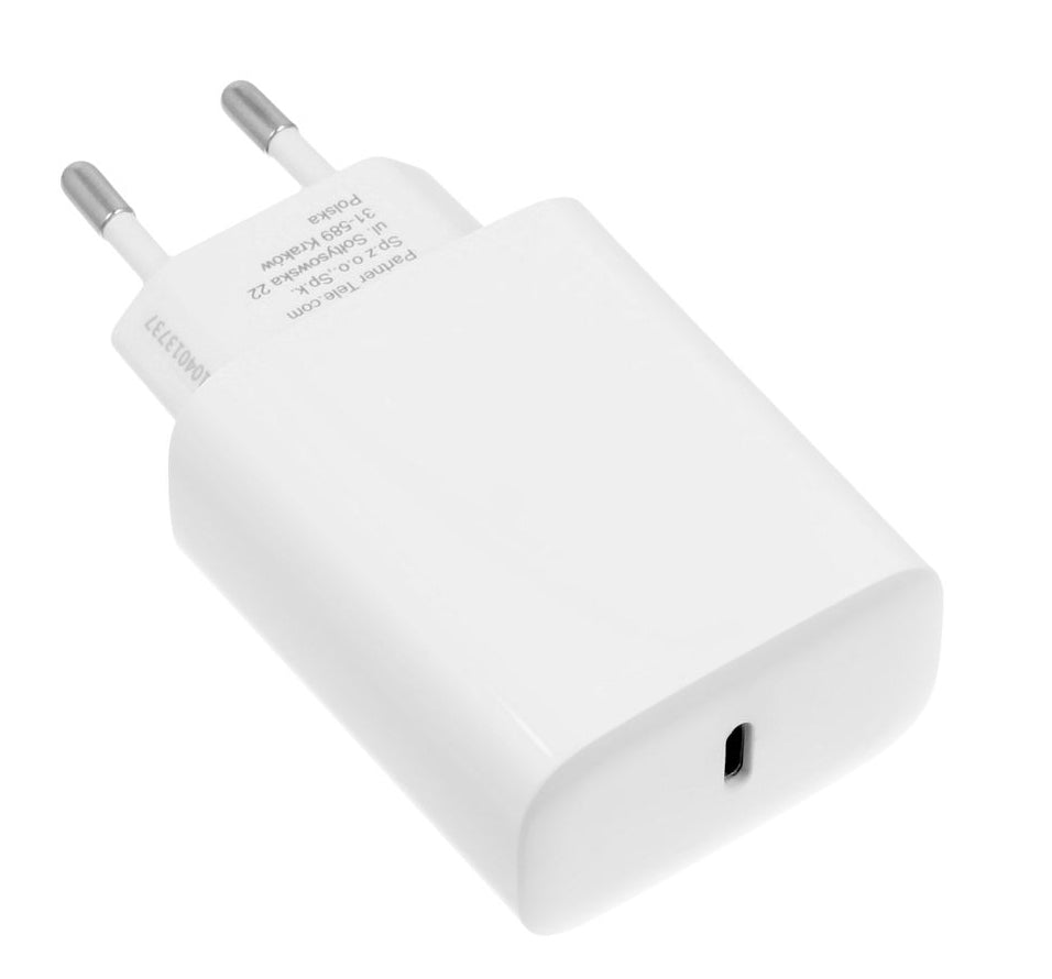 Væglader 25W USBC m/Kabel