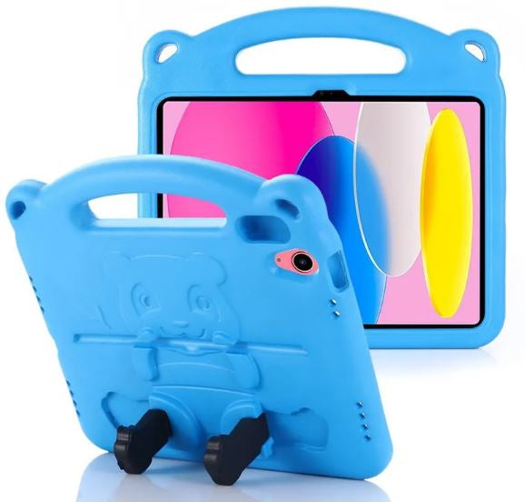 iPad 10,9 - børnecover - handgrip - blå