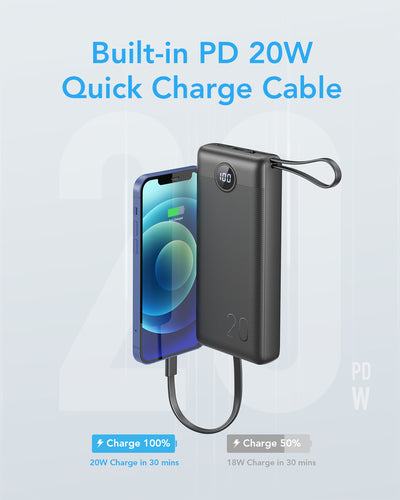 C20 20000mAh Powerbank m/US