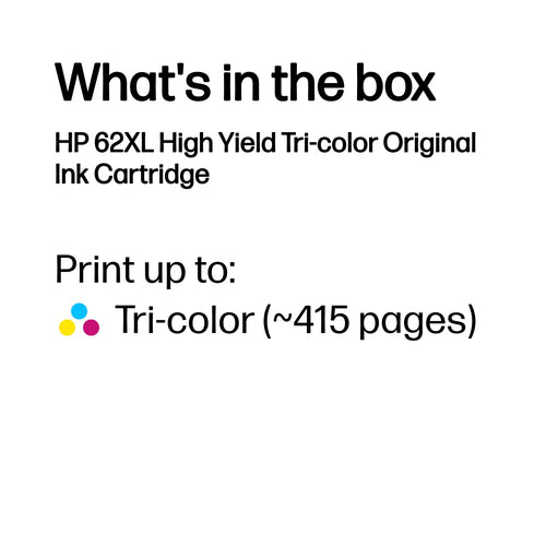 HP 62XL Color