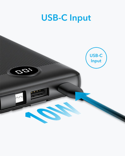 10000mAh Powerbank 3i1