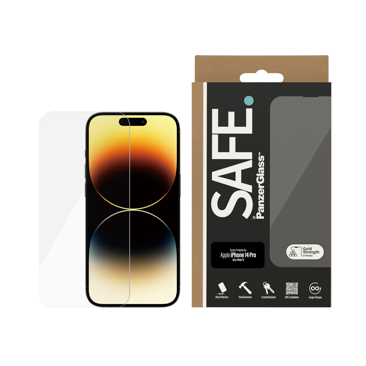 SAFE. iPhone 14 Pro UWF Screen Protector Glass