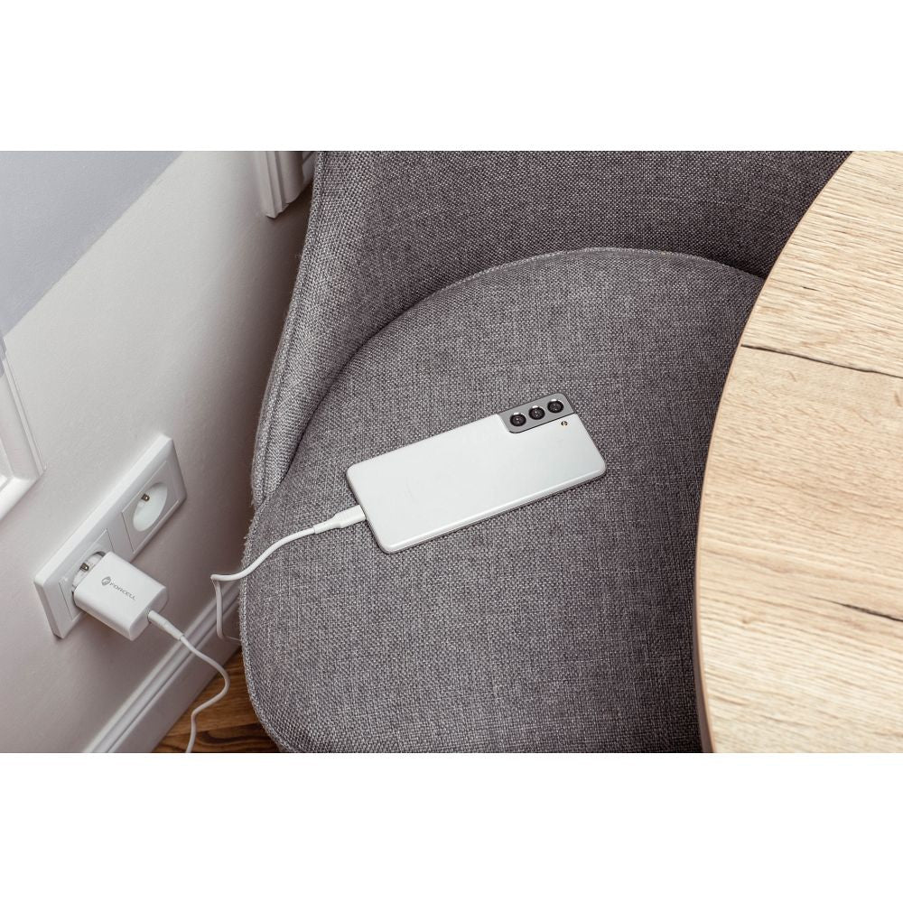 Væglader 25W USBC m/Kabel