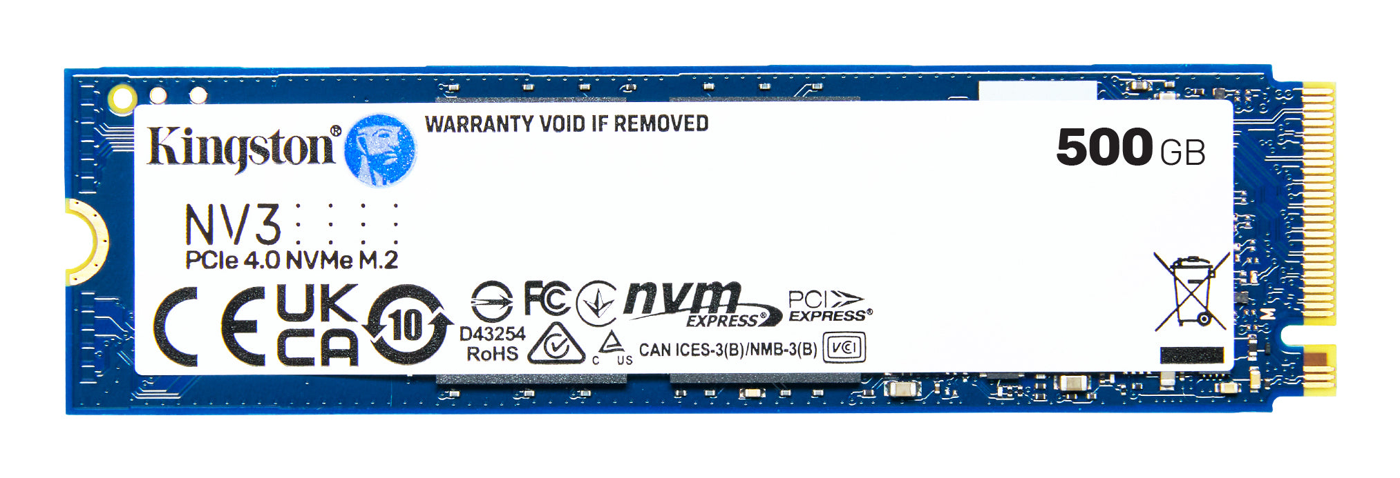 Kingston NV3 M.2 Gen4 500GB - billede 3