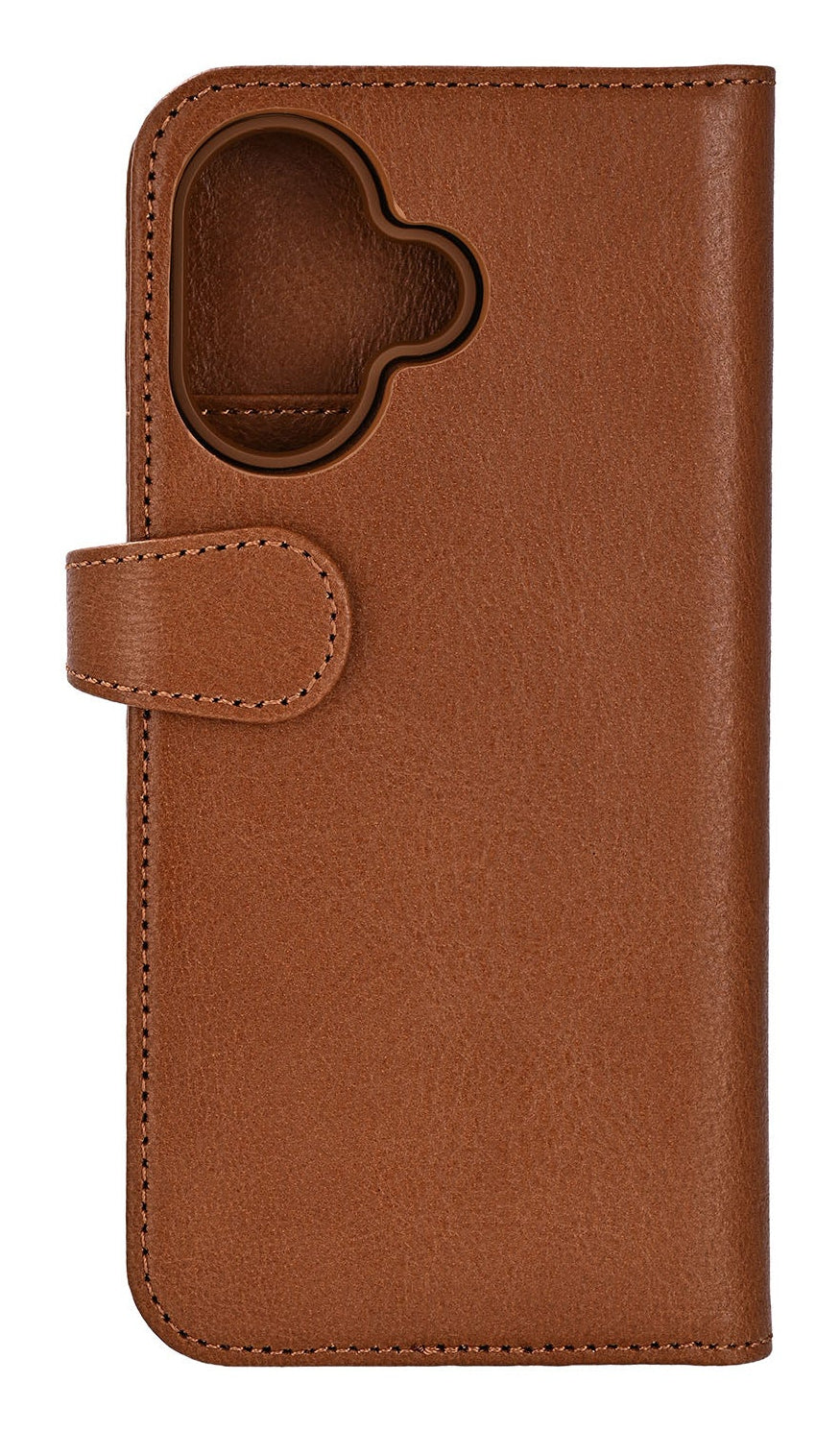 iPhone 17 / 18 Wallet Flip Cover 2 i 1 MAG – Brun – Buffalo - billede 2