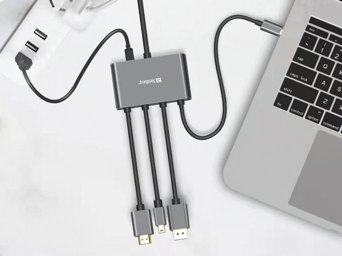Sandberg All-In-1 Display Adapter Hub - billede 7