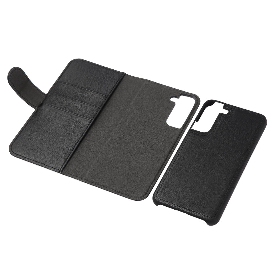 Samsung Galaxy S22+ PU wallet,detach, 3 card,Black - billede 4