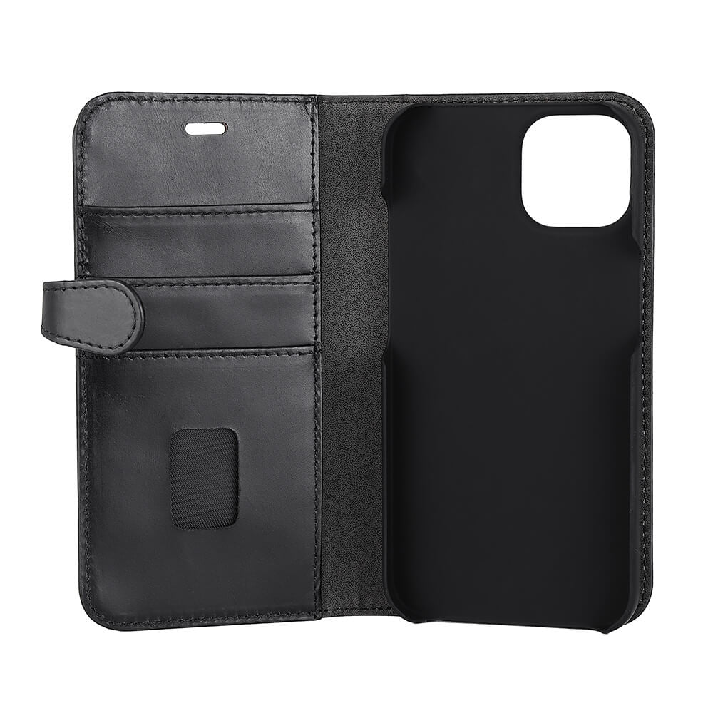 iPhone 13/14/15 Wallet Flip Cover 2in1 3 card – Sort – Buffalo - billede 4