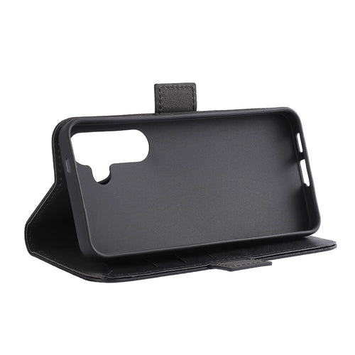 Samsung S24 flipcover - 3 Kort - Sort