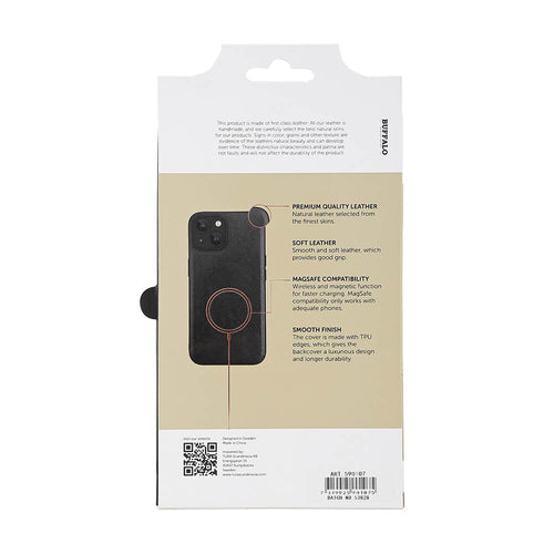 iPhone 15 Cover Magserie – Sort – Buffalo