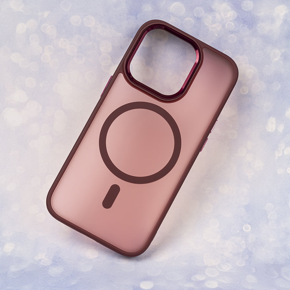 iPhone 16 Pro MagSafe Cover Frozen Mag – Rød - billede 9