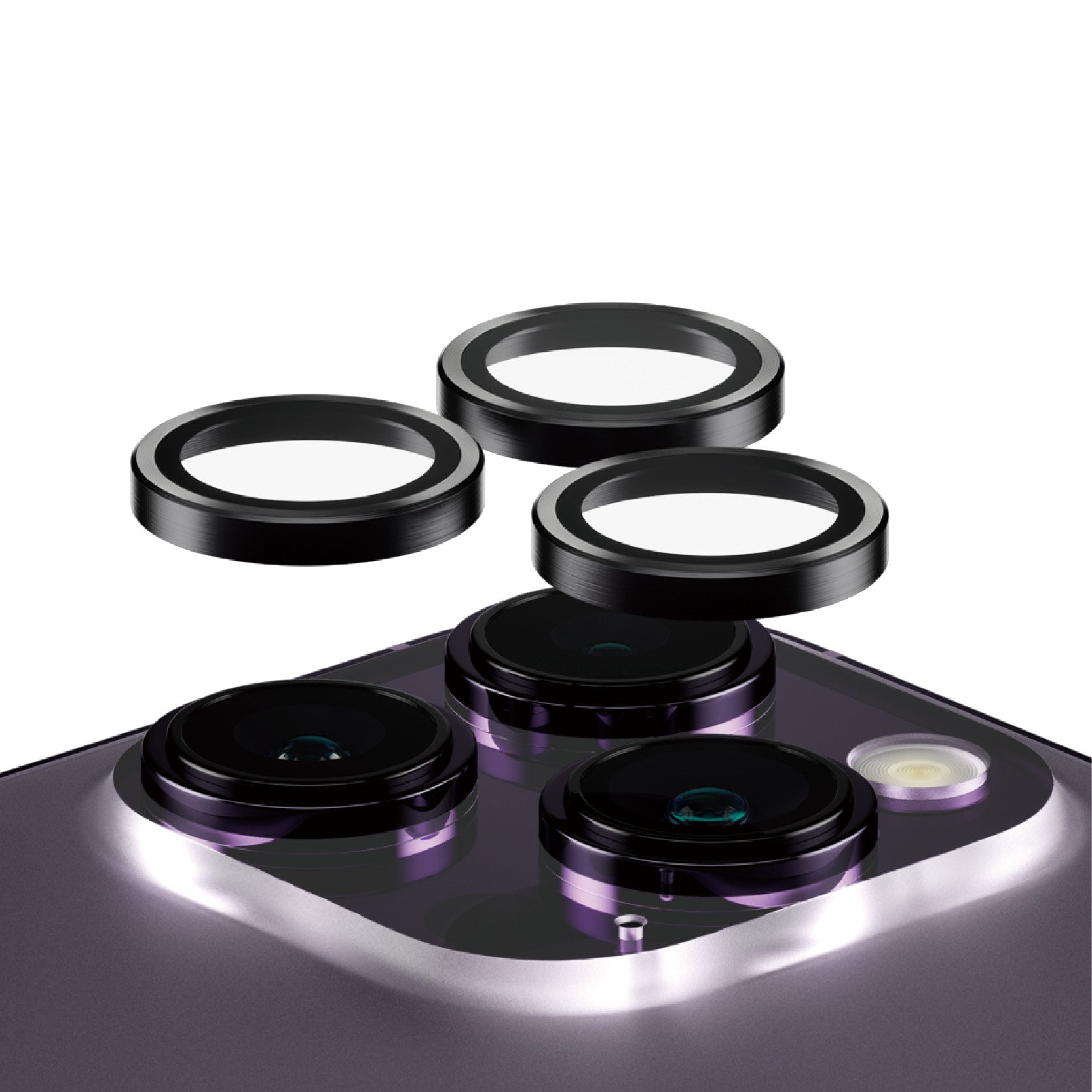 PanzerGlass Hoops Rings for iPhone 14 Pro/14 Pro Max Black