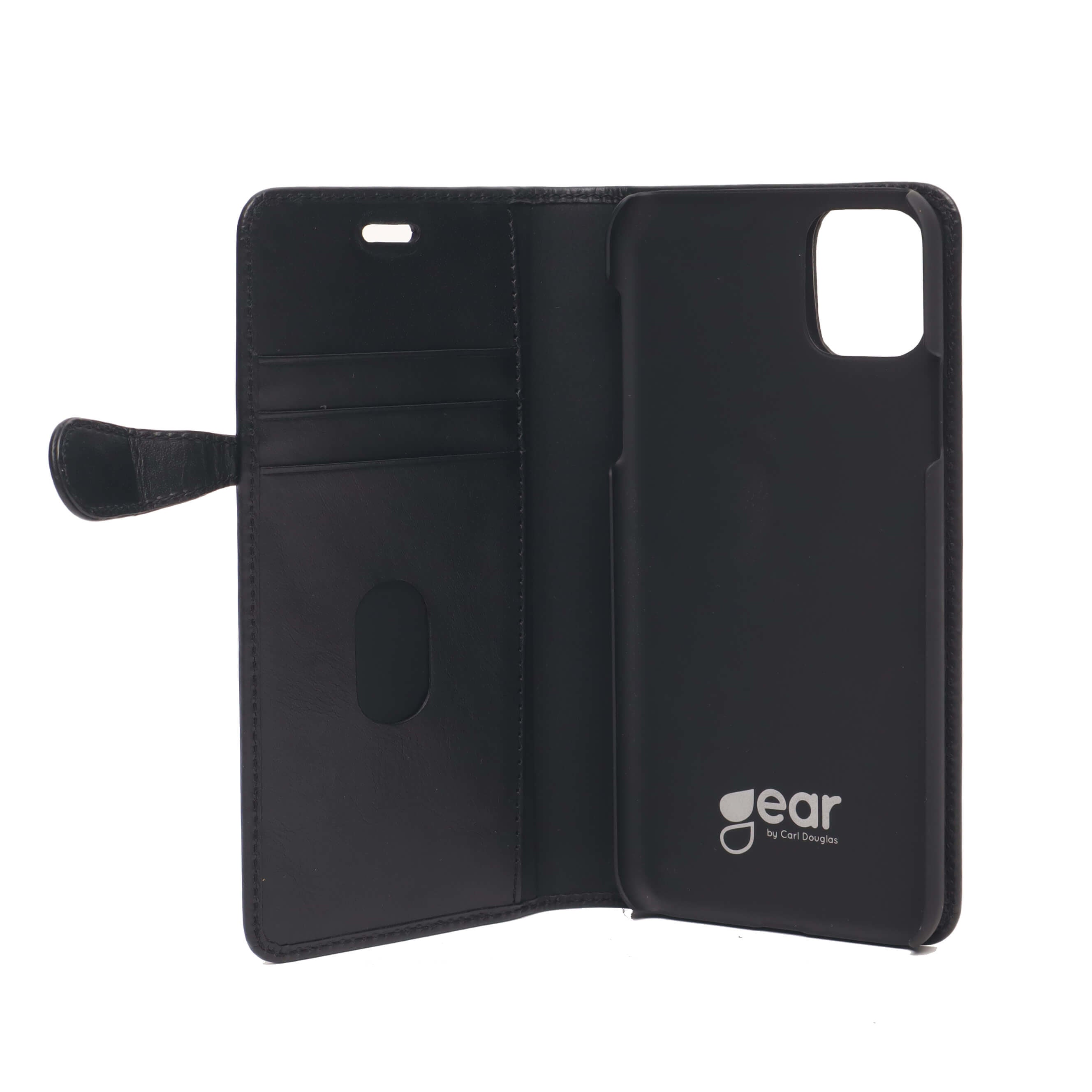 iPhone 11 Pro Læder Wallet Flip Cover – Sort – Buffalo - billede 2