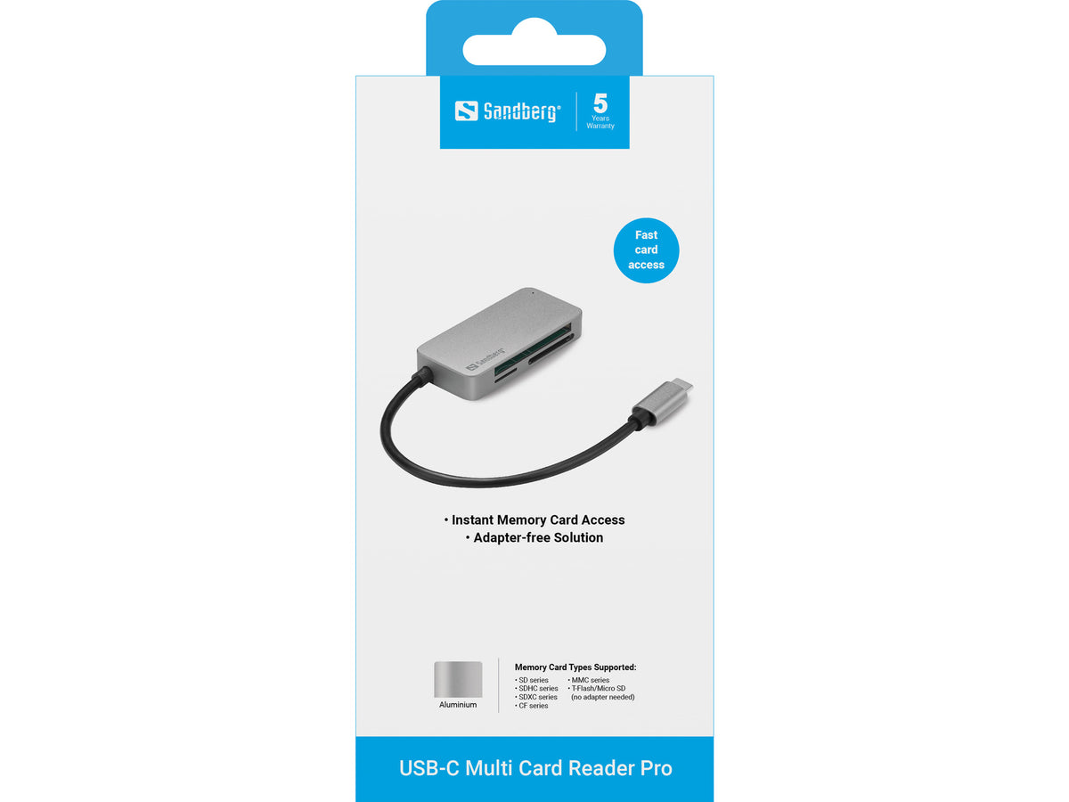 USB-C Multi Card Reader Pro - billede 2