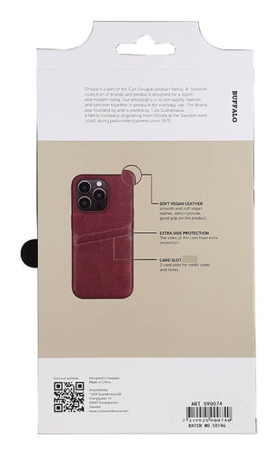 iPhone 14 Pro Læder Cover med kortholder 2 6 1 – Brun – Buffalo