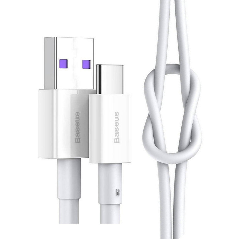 BASEUS USB Cable - Superior CATYS-A02  usb-type c 66watt 2 m white - billede 2