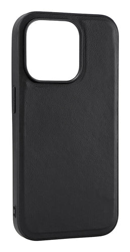 iPhone 15 Pro Læder Cover Magserie – Sort – Buffalo