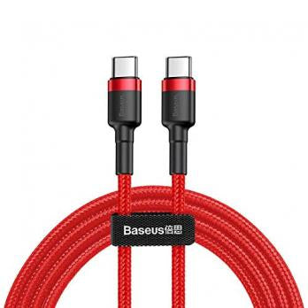 BASEUS USB Cable - Cafule CATKLF-G09 Type-C - Type-C 1M 60W 3A red