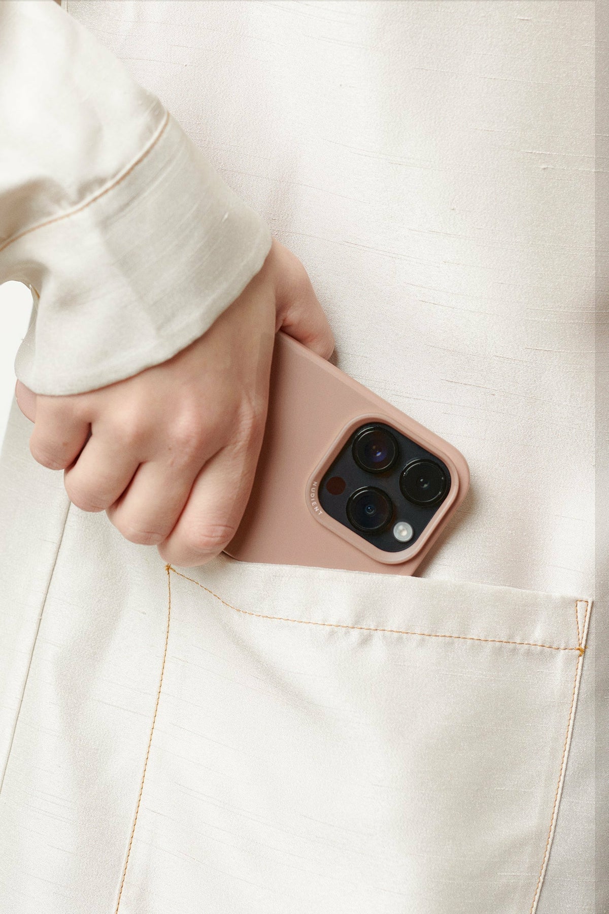 iPhone 14 Pro MagSafe Cover – Dusty Pink – Nudient - billede 2