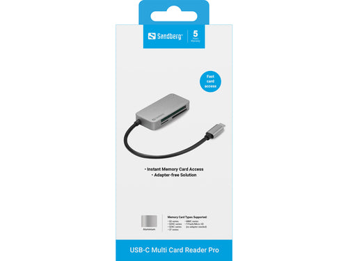 USB-C Multi Card Reader Pro
