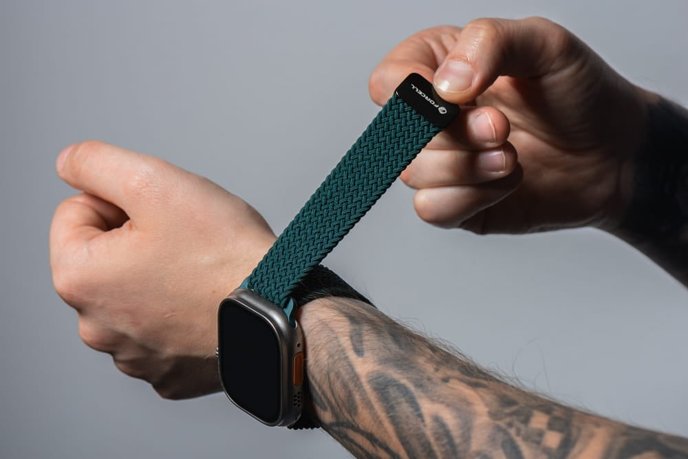 Urrem 38-41mm Grøn Nylon Apple - billede 3