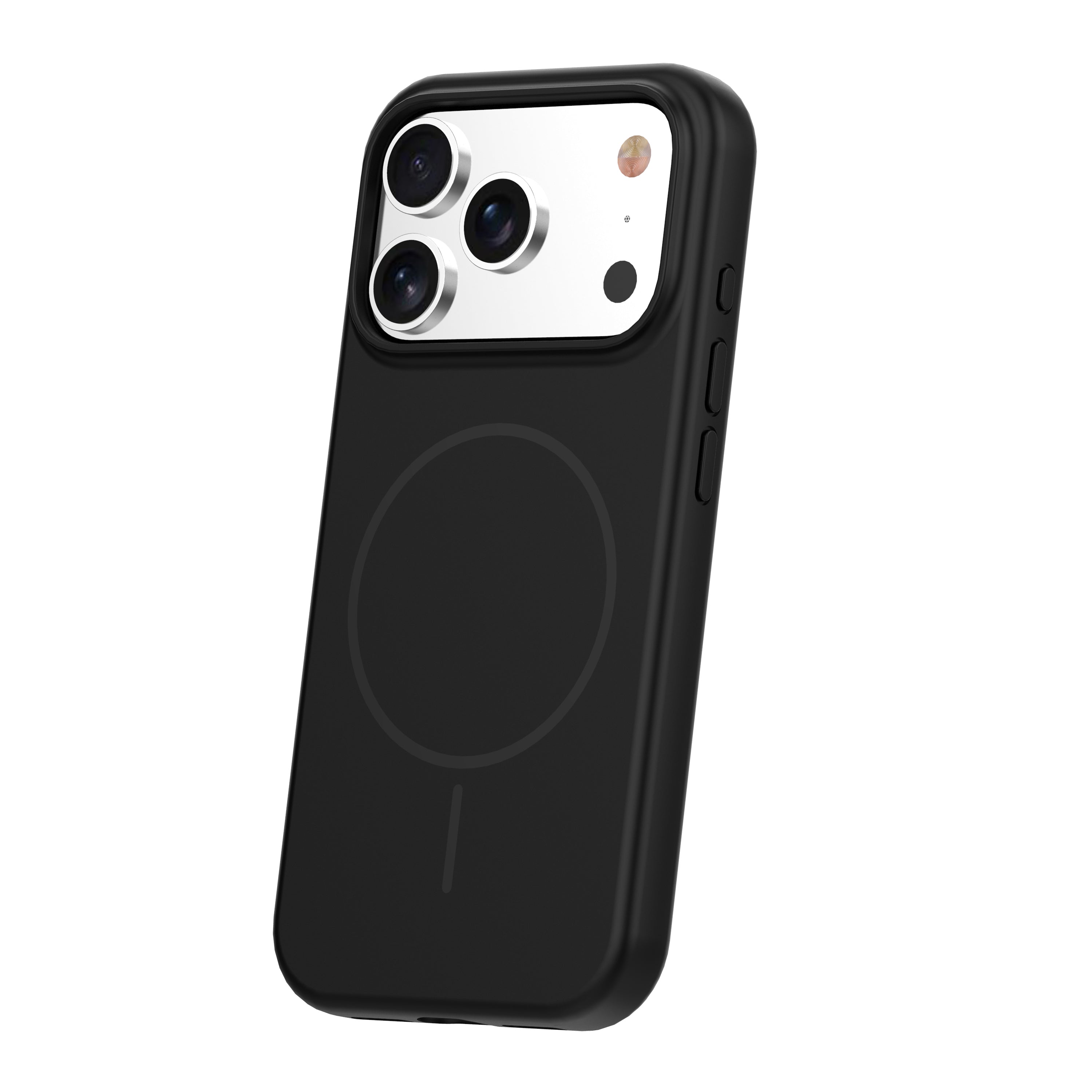 iPhone 17 Pro Max / 18 Pro Max MagSafe Cover Silicone Thin Mag – Sort - billede 3