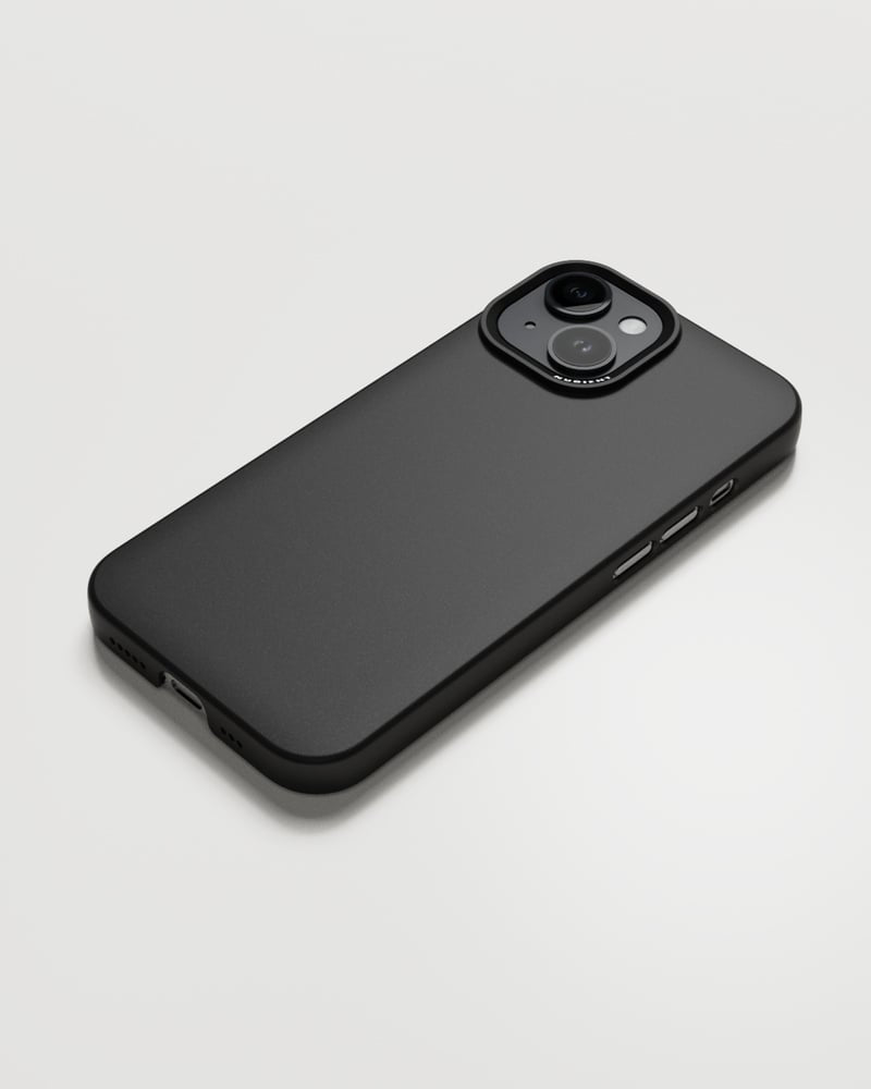 iPhone 15 Cover Ink – Sort – Nudient - billede 4