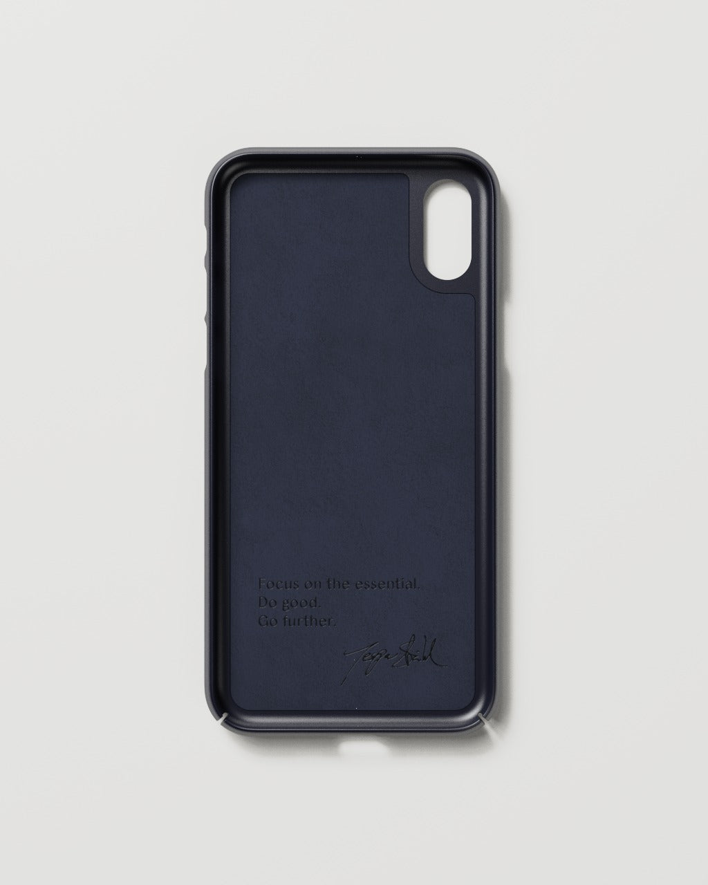 iPhone X/XS MagSafe Cover – Midvinter Blue/Blå – Nudient - billede 4