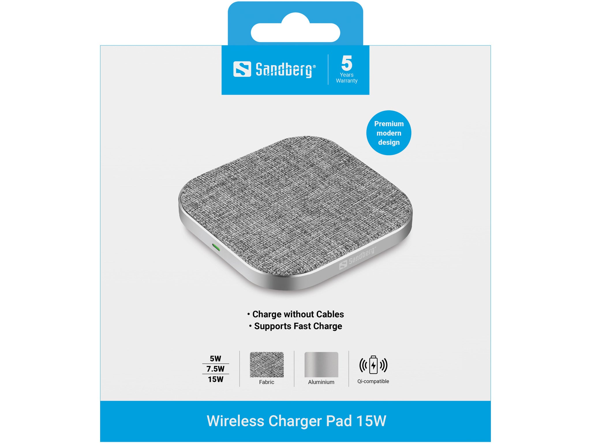 Wireless Charger Pad 15W - billede 2