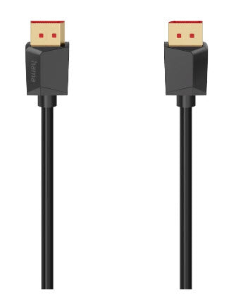 kabel DP M/M 8k 2m sort
