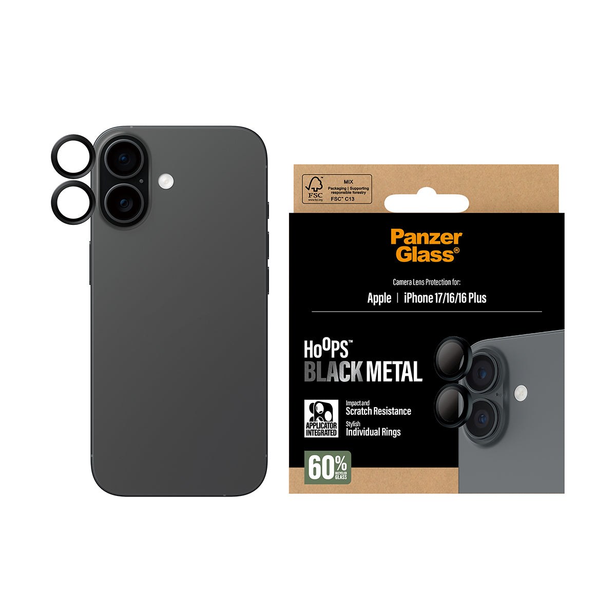 Hoops iPhone 16/16+/17 Sort - billede 2