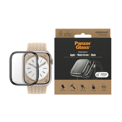 PanzerGlass Full Body Apple watch 7 (45mm) Black AB
