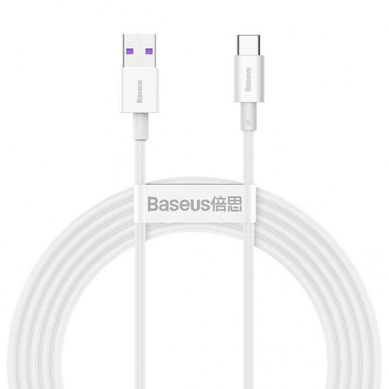 BASEUS USB Cable - Superior CATYS-A02  usb-type c 66watt 2 m white