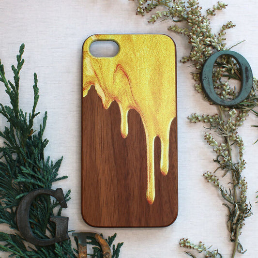 iPhone 7/8/SE Cover Træ Maling der løber