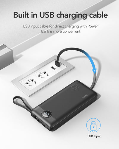 10000mAh Powerbank 3i1