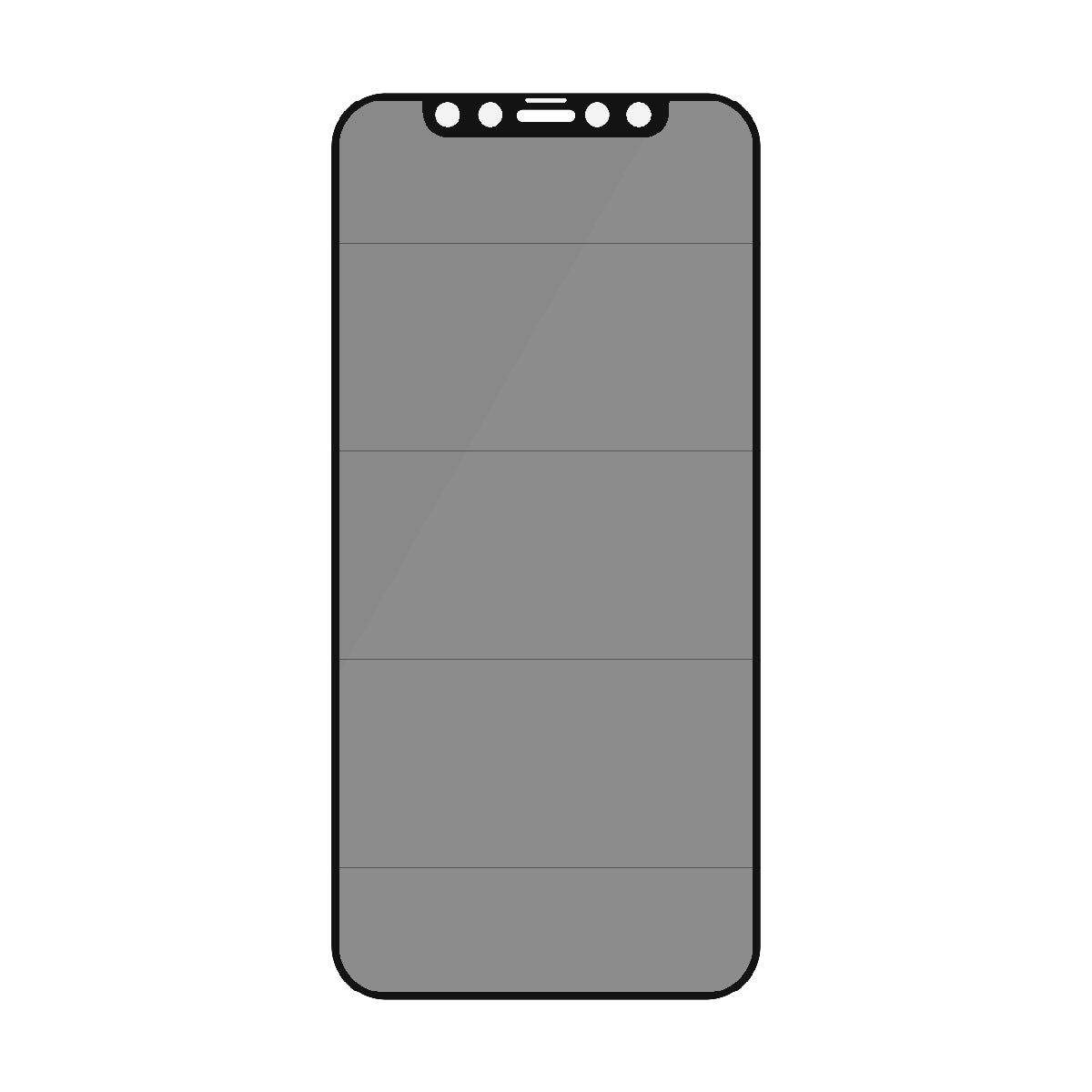 PanzerGlass iPhone 12/12 Pro (CF) Privacy, Black (AB)