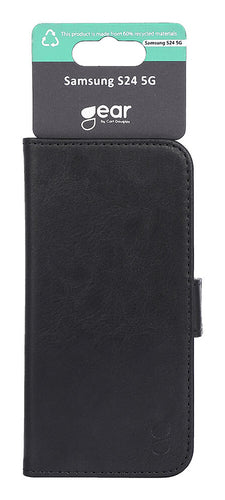 Samsung S24 flipcover - 3 Kort - Sort