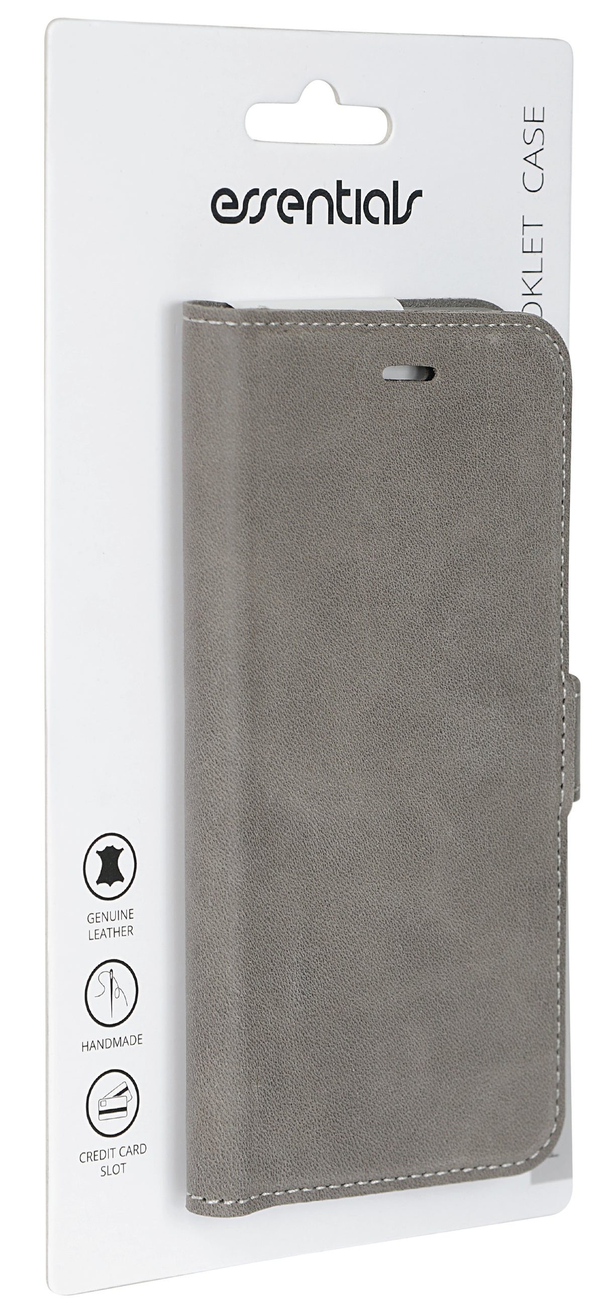 iPhone 6/7/8/SE Cover med kortholder Leath Wall 3 Gr – Grøn/Grå – Essentials - billede 6