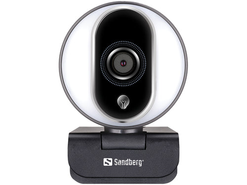 Sandberg Streamer USB Webcam Pro, Black/Silver