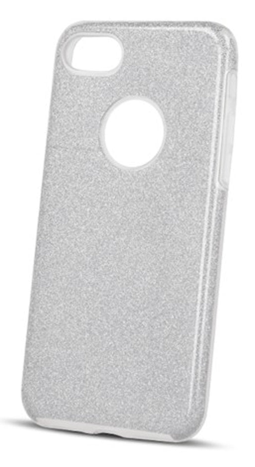 iPhone 17 Pro Max / 18 Pro Max Cover Glitter – Sølv - billede 3
