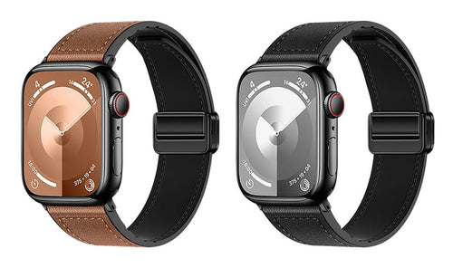 Urrem 42-49mm Sort Læder Apple