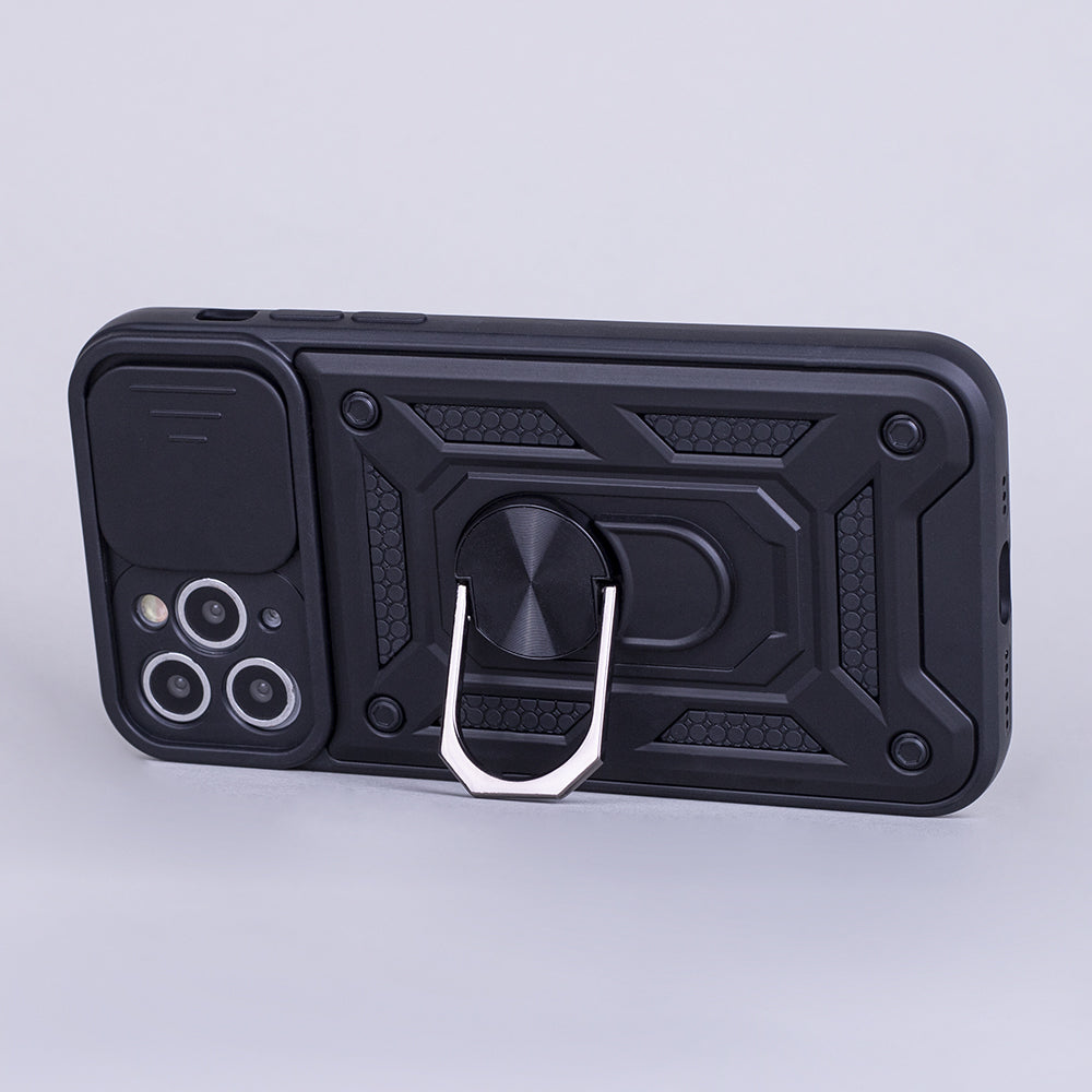 iPhone 16e / 17e Cover Defender Slide – Sort - billede 5