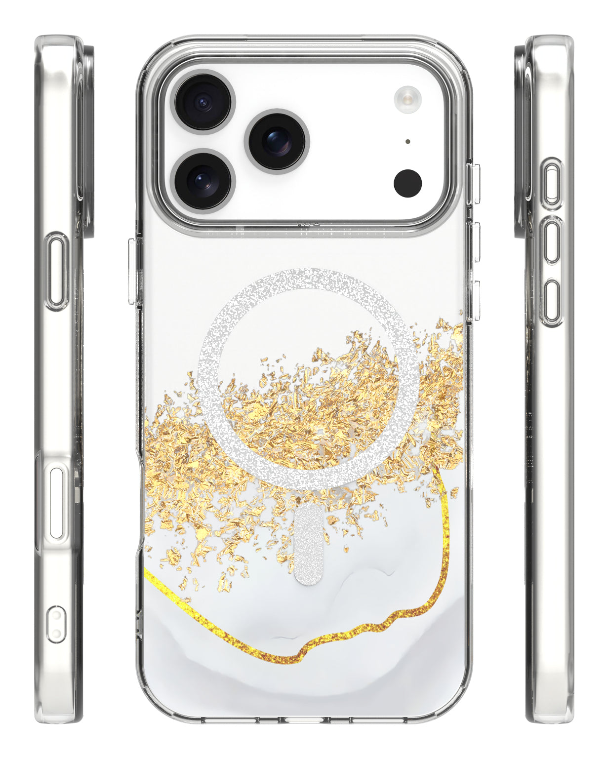 iPhone 17 Pro MagSafe Cover Epoxy Mag – Hvid - billede 2