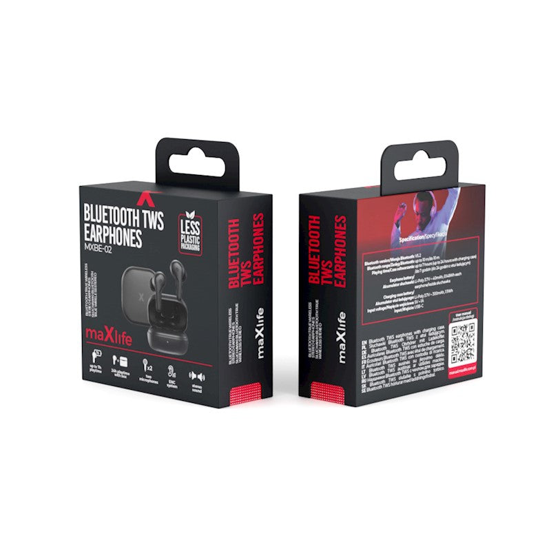 Maxlife Bluetooth earphones TWS MXBE-01 black - billede 5