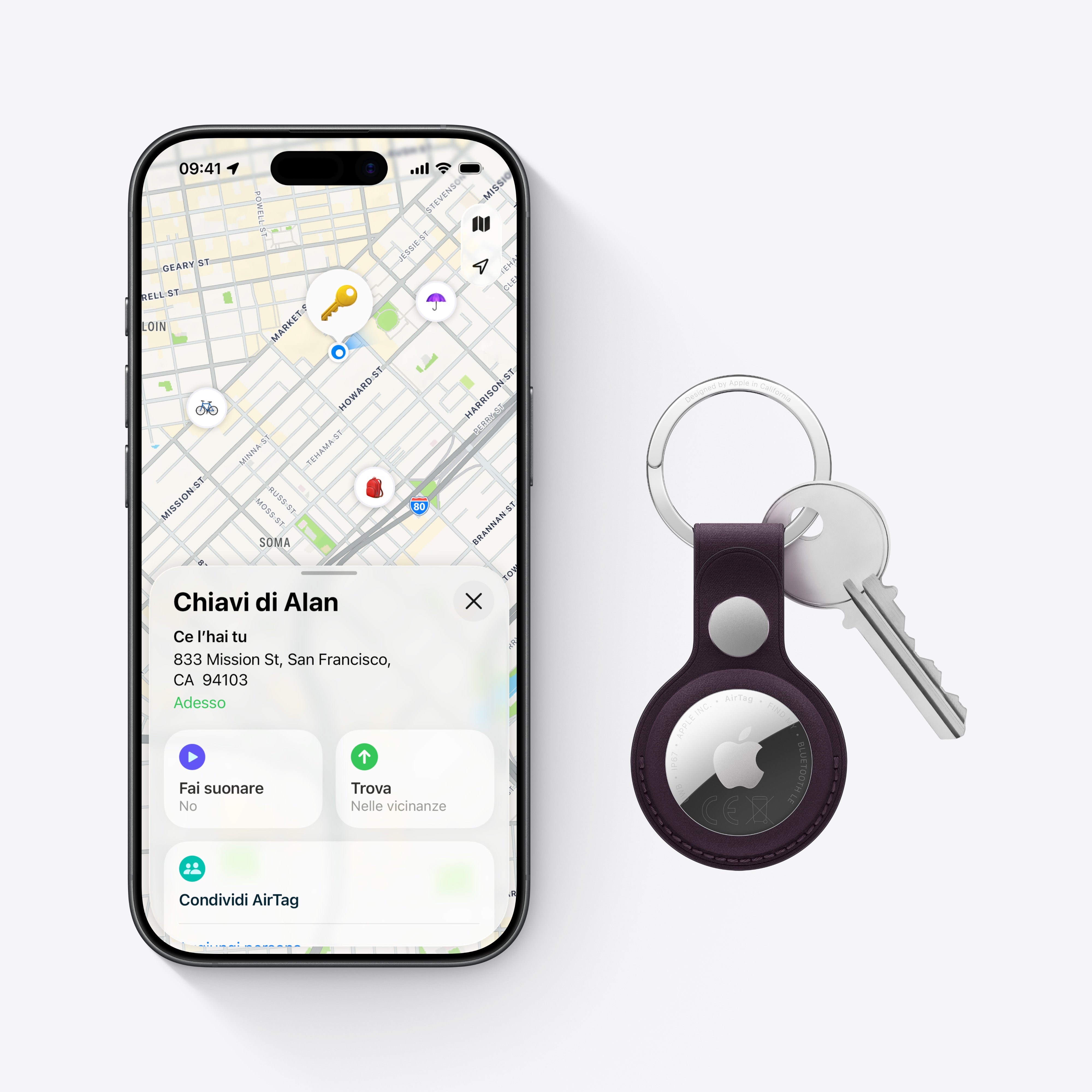 Apple AirTag 2 Gen 2026 1pack - billede 3