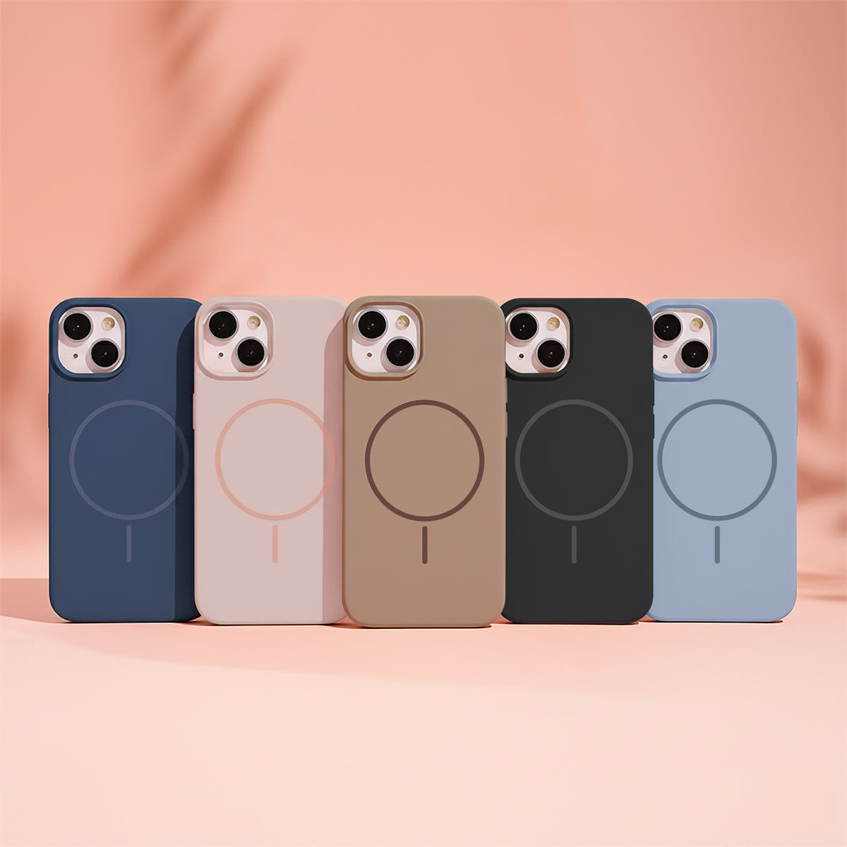iPhone 15 Pro Max Silicone MagSafe Cover Thin Mag – Lyserød - billede 6