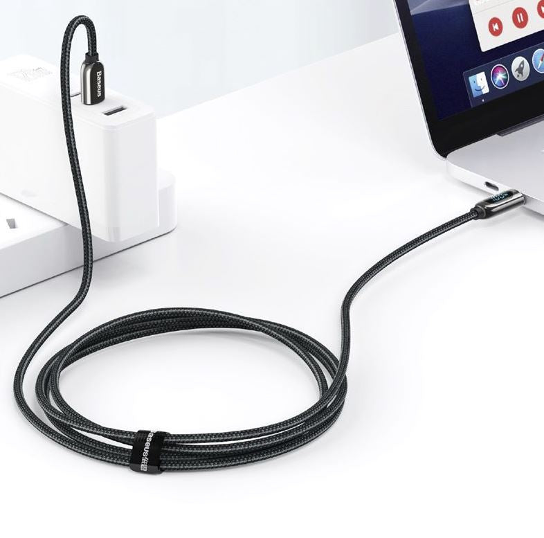 Baseus Kabel USB-C/USB-C 1m Sort - billede 2