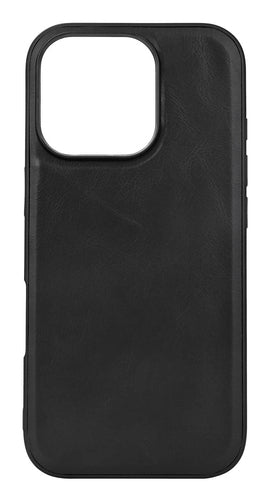 iPhone 16 Pro Læder Cover – Sort – Buffalo