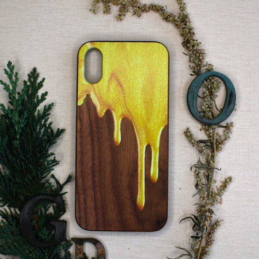 iPhone X/XS Cover Træ Maling der løber
